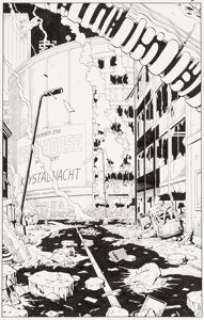 Dave Gibbons Watchmen #12 "A Strong and Loving World" Splash Page 2 Original Art (DC, 1987). The end - | Heritage