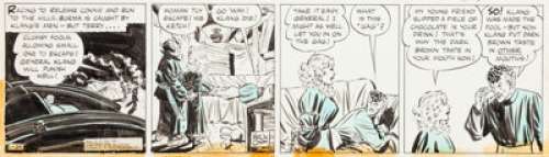 Milton Caniff Terry and the Pirates Comic Strip Daily Original Art dated 1-24-38 (Chicago Tribune/N.Y. News - | Heritage