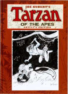 Jeff Smith Joe Kubert‘s Tarzan of the Apes Artist‘s Edition With Original Art Cover Illustration (IDW, 2012). -