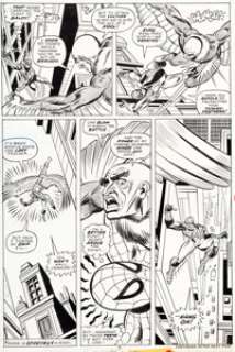 Gil Kane and Mike Esposito Amazing Spider-Man #150 Page 7 The Vulture Original Art (Marvel, 1975). A great -