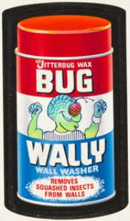 Jay Lynch Wacky Packages 13th Series "Bug  Wally" Card Illustration Original Art (Topps, 1975)....