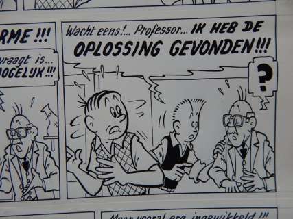 Pom (Jozef Van Hove) | Pom (Jozef van Hove) - Originele pagina (strook 131 t/m 134) Piet Pienter en Bert Bibber 18 - De dubbel-koolzure-soda-bom - (1962) | Catawiki