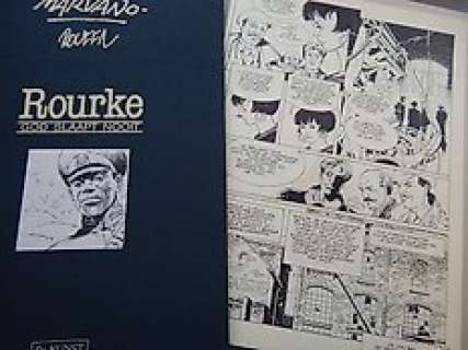 Oppen, Mark Van (Marvano) | Marvano - Originele pagina (p.11) - Rourke 2 - God slaapt nooit - Luxe groot formaat album + originele pagina - (1992/1999) | Catawiki