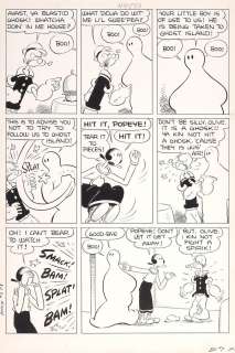Sagendorf | Popeye, planche n°8 Ã  l’encre de Chine d’un l’é… | Millon