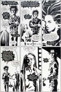 Jill Thompson and Vince Locke Sandman V2#45 Story Page 19 Original Art (DC/Vertigo, 1993). From the story -