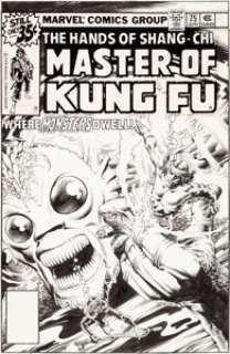 Mike Zeck and Rudy Nebres Master of Kung Fu #75 Cover Original Art (Marvel, 1979). Shang-Chi finds himself in -