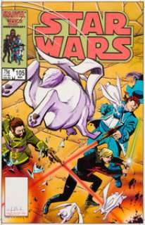 Cynthia Martin and Ken Steacy Star Wars #105 Cover Luke Skywalker Original Art (Marvel, 1986). "The - | Heritage