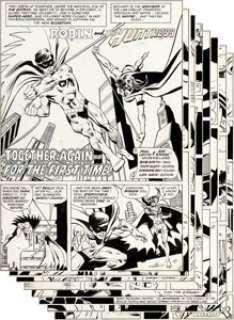 Joe Staton and Bob Smith Wonder Woman #284 Robin and the Huntress Complete 8-Page Story Original Art (DC, -