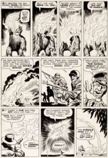 Jack Kirby and Sol Brodsky Fantastic Four #3 Story Page 12 Original Art (Marvel, 1962). ... | Heritage