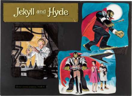 Alex Toth Jekyll & Hyde Animation Concept Art Original Art (Hanna-Barbera, 1967)....