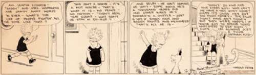 Harold Gray Little Orphan Annie Daily Comic Strip Original Art dated 10-6-25 (Chicago Tribune, 1925).... | Heritage