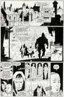  - Mike Mignola Fritz Leiber‘s Fafhrd and the Grey Mouser n°1 Original de la page 1 (Marvel / Epic, 1990)....