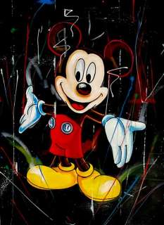 Carlitos Peña (Xxi) | Mickey Mouse - 80 x 60 cm - Original Artwork by Carlito Peña | Catawiki