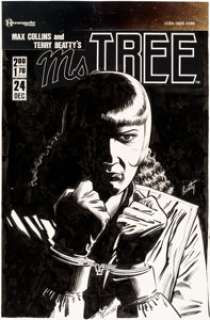  - Terry Beatty Ms. Tree #24 Cover Original Art (Renegade Press, 1986)....