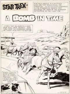 Alberto Giolitti Star Trek #36 Partial Story Original Art Group of 22 (Gold Key, 1976).... | Heritage