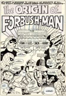 Jack Kirby and Tom Sutton Not Brand Echh #5 Splash Page 1 Original Art (Marvel, 1967)....