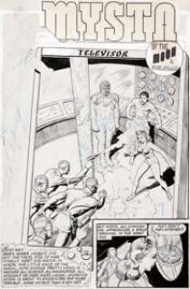 Joe Doolin Planet Comics #36 Complete 10-Page Mysta of the Moon Story Original Art (Fiction House, 1945).... (Total: 10 Original Art)