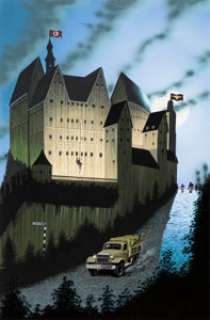 Terry Oakes Eureka Manual - Colditz Painting Original Art (C64, Domark Limited, c. 1990s)....