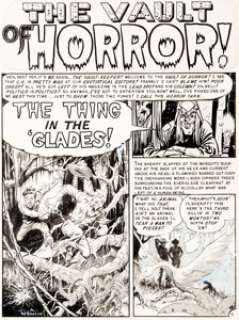 Al Williamson Tales From The Crypt #31 Splash Page 1 Original Art (EC Comics, 1952)....