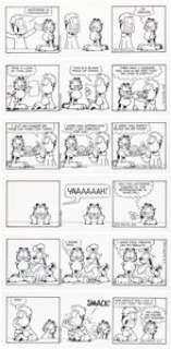 Jim Davis Garfield Consecutive Daily Comic Strip Original Art Group of 6 (Universal Press Syndicate, 2009).... (Total: 6 Original Art) | Heritage