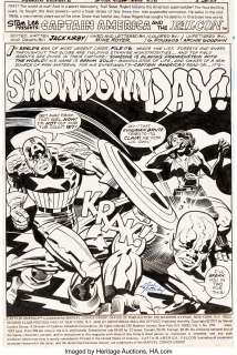 Jack Kirby and Mike Royer Captain America #210 Complete 17-Page Story Original Art (Marvel, 1976).... (Total: 17 Original Art)