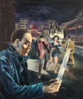 Félicisimo Coria Bob Morane Le Club Des Longs Couteaux Couverture Originale (Editions Lefrancq, 1996).... | Heritage