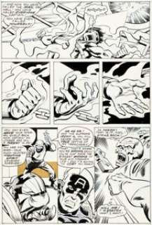 Sal Buscema, Mike Esposito, and John Tartaglione Captain America #227 Story Page 16 Original Art (Marvel, 1978).... | Heritage