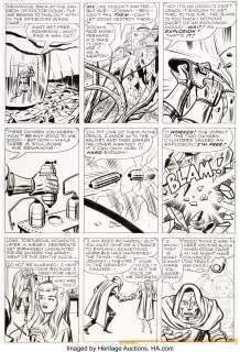 Jack Kirby and Dick Ayers - Fantastic Four #10 Story Page 18 Doctor Doom Original Art (Marvel, 1963).