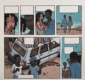 Stassen, Jean-Philippe | Stassen, Jean-Philippe - Planche originale couleur - Thérèse - (1999) | Catawiki