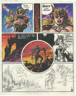 Jean-Claude Mézières | Histoire avec l’héroïne Kopula, planche 35 | Galerie 9ème Art