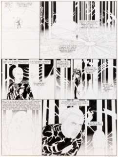 Zoran Janjetov - Les Technopères, La Pré-Ecole Techno #1 Planche 41 Original Art (Les Humanoïdes Associés, 1998). Zoran Janjetov Les Technopères, La Pré-Ecole Techno #1 Story Page 41 Original Art (Les Humanoïdes Associés, 1998).