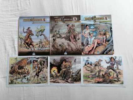 Walterell | Miss Greene 1 t/m 3 - Outlaws en Amazones - Bestemming Calais - Doelwit IFRL - Cartonné - EO - (2022) | Catawiki