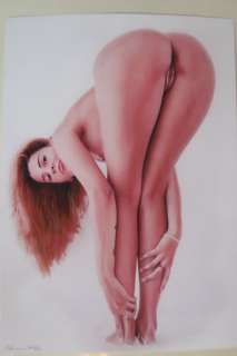 Paul Abert | Paul Abert - Original drawing (Acryl, Pastell, Kohle, Airbrush) - Pin up Art - Size: 21 x 29,6 cm. signed -unique - (2021) | Catawiki