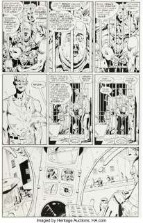 Gibbons, Dave | Dave Gibbons Watchmen #8 Story Page 15 Rorschach Original Art & Matching Color Guide Group of 2 (DC, 1987).... (Total: 2 Original Art) | Heritage