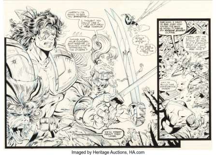 McFarlane, Todd | Todd McFarlane Spider-Man #16 Story Page 5 X-Force Original Art (Marvel, 1991).... | Heritage