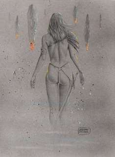 Giuseppe de Luca | Pin Up - G. De Luca - original artwork - Page volante - Exemplaire unique | Catawiki