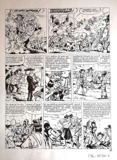 Derib | Derib - Planche originale (p.4) - Go West - Le Métal des Fous - (1971) | Catawiki