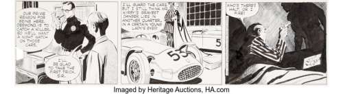 Raymond, Alex | Alex Raymond Rip Kirby Daily Comic Strip Original Art dated 7-10-53 (King Features Syndicate, 1953).... | Heritage