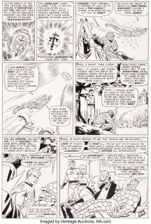 Powell, Bob - Bob Powell and Wally Wood Strange Tales #134 Story Page 12 Kang the Conqueror Original Art (Marvel, 1965)....