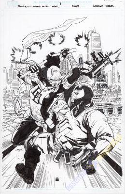 Mahmud Asrar | Daredevil: Woman Without Fear #1 Variant Cover | Essential Sequential