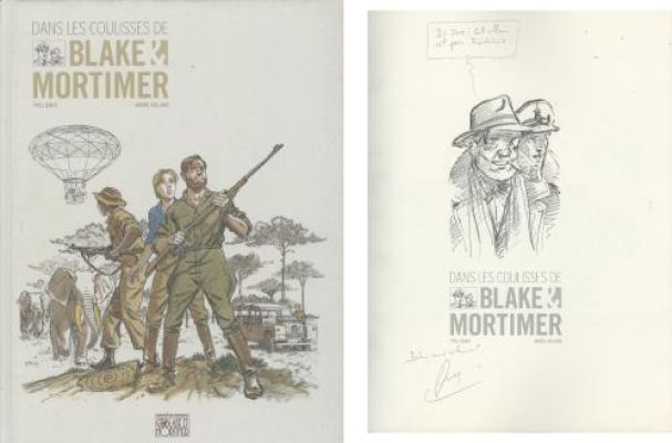 André Juillard | Dans les coulisses de Blake & Mortimer, livre dédicacé | Galerie 9ème Art