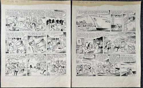 Dam, Nico Van | Dam, Nico van - 2x Originele pagina - Woep en Wap - (1961) | Catawiki