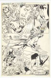 Mike Grell Original Comic Art - Warlord #37 pg 4