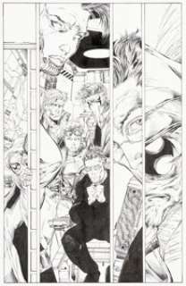 Lee, Jim - Jim Lee and Richard Bennett Divine Right #11 Story Page 5 Original Art (DC, 1999)....