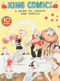 Musial, Joe - Murphy Anderson King Comics #1 Cover Re-Creation Original Art (undated)....