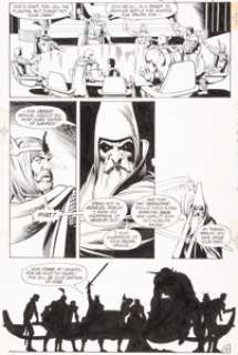 Bolland, Brian - Brian Bolland and Bruce Patterson Camelot 3000 #4 Story Page 12 Original Art (DC, 1983)....