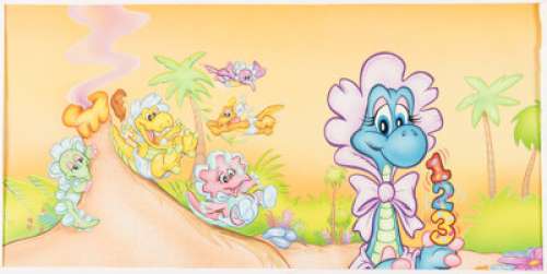 Gilchrist, Guy - Guy Gilchrist Guy Gilchrist‘s Counting Tiny Dinos: A Book of Numbers Cover and Complete Story Original Art Group o... (Total: 9 Original Art)