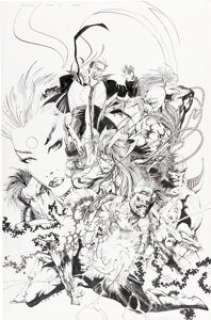 Lee, Jae | Jae Lee WildC.A.T.S Trilogy #3 Cover Original Art (Image, 1993).... | Heritage