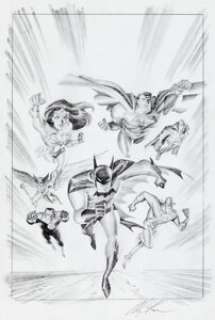 Ross, Alex | Alex Ross Justice League Adventures #1 Cover Preliminary Original Art (DC, 2002).... | Heritage