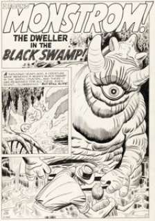 Kirby, Jack | Jack Kirby and Dick Ayers Tales to Astonish #11 Splash Page 1 Original Art (Marvel, 1960).... | Heritage